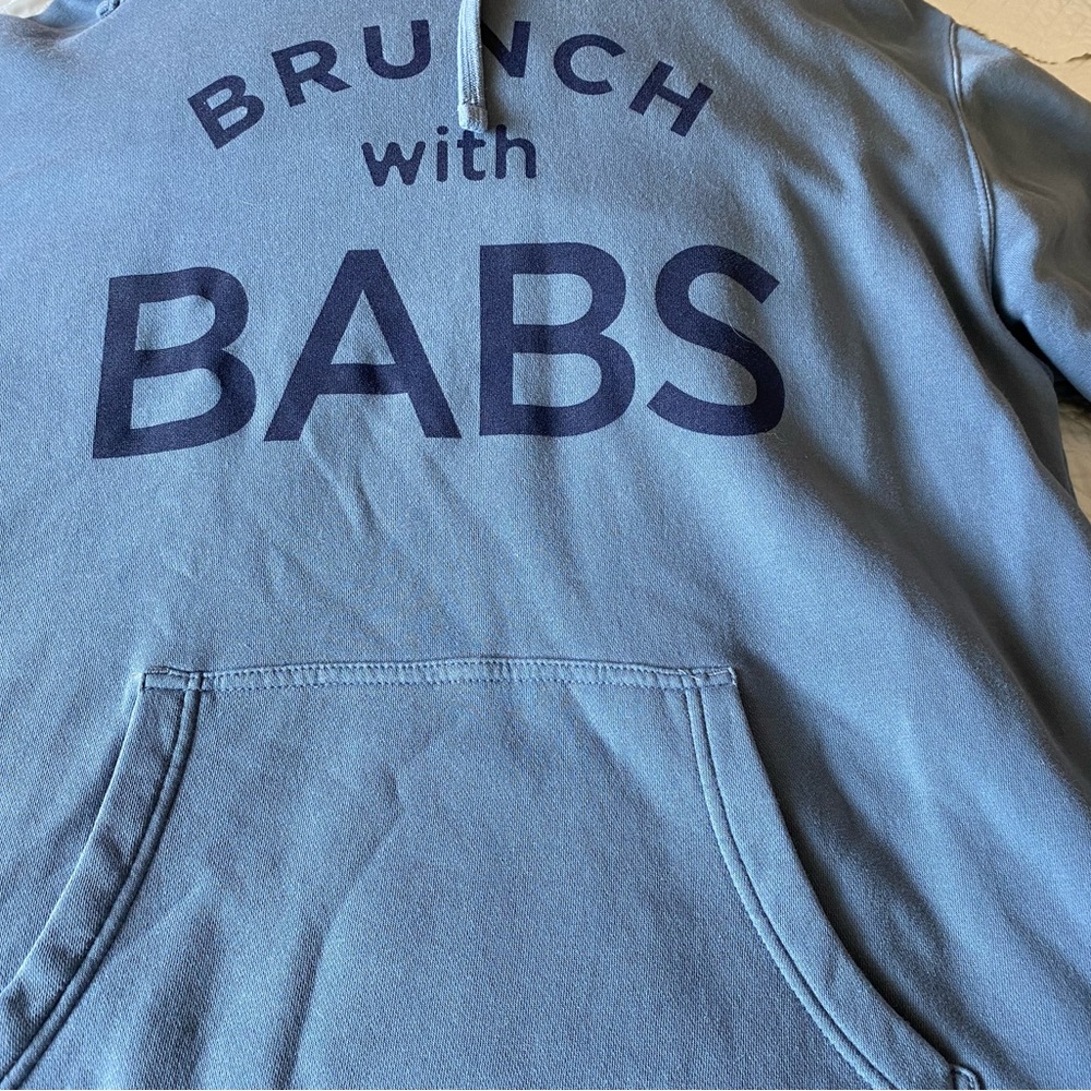 Blue 'Brunch with Babs' Hoodie